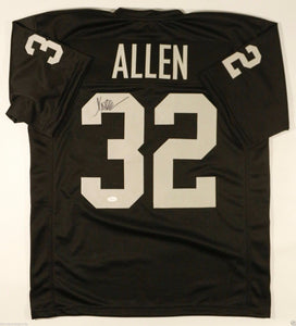 Marcus Allen Signed Autographed Oakland Raiders Football Jersey (JSA COA)