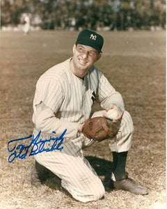 Tommy Henrich Signed Autographed 'Old Reliable' 8x10 Photo New York Yankees (SA COA)