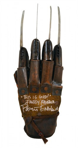 Robert Englund Signed Autographed Nightmare On Elm Street Freddy Krueger Metal Glove 