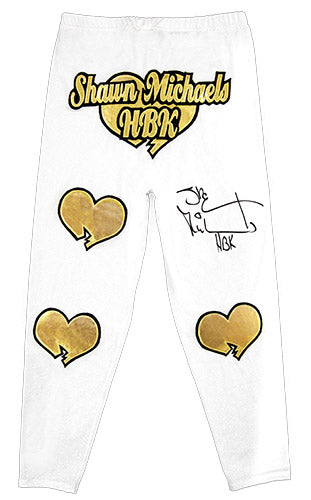 Shawn Michaels Signed Autographed White Wrestling Tights (ASI COA)