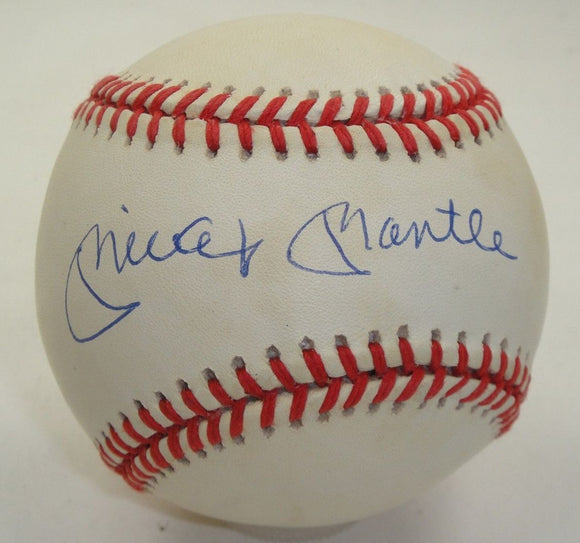 Mickey Mantle Signed Autographed Official American League (OAL) Baseball - PSA/DNA COA