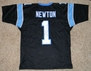 Cam Newton Signed Autographed Carolina Panthers Football Jersey (JSA COA)