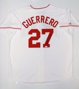 Vladimir Guerrero Signed Autographed Los Angeles Angels Baseball Jersey (JSA COA)