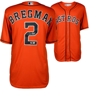 Alex Bregman Signed Autographed Houston Astros Baseball Jersey (MLB Authenticated)