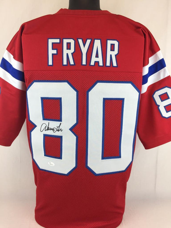 Irving Fryar Signed Autographed New England Patriots Football Jersey (JSA COA)