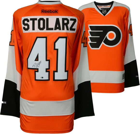 Anthony Stolarz Signed Autographed Philadelphia Flyers Hockey Jersey (Fanatics COA)
