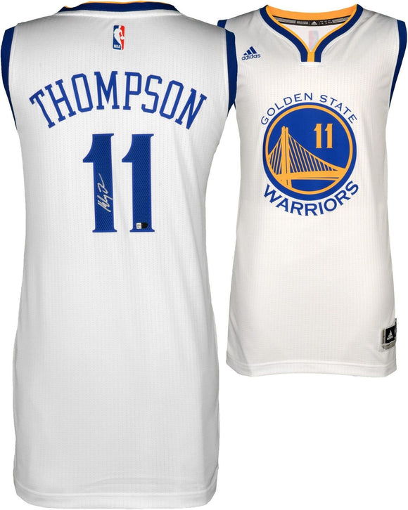 Klay Thompson Signed Autographed Golden State Warriors Basketball Jersey (Fanatics COA)