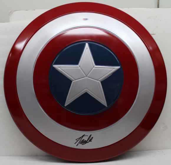 Stan Lee Signed Autographed Captain America Shield (PSA/DNA COA)