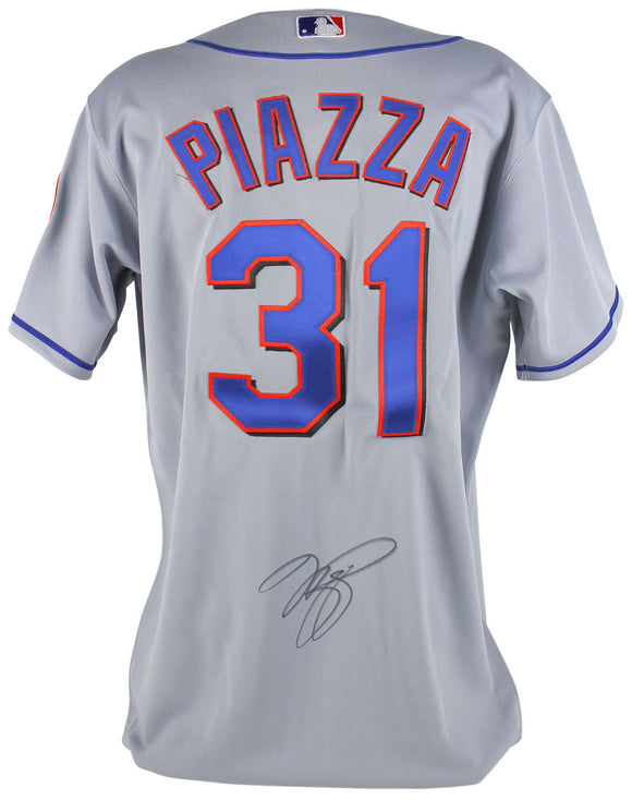Mike Piazza Signed Autographed New York Mets Baseball Jersey (PSA/DNA COA)