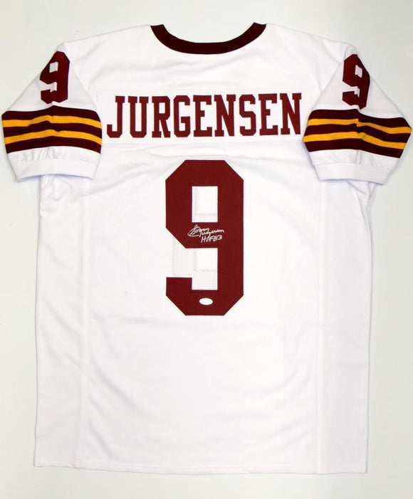 Sonny Jurgensen Signed Autographed Washington Redskins Football Jersey (JSA COA)