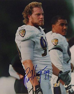 Paul Kruger Signed Autographed Glossy 8x10 Photo Baltimore Ravens (SA COA)