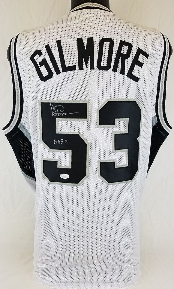 Artis Gilmore Signed Autographed San Antonio Spurs Basketball Jersey (JSA COA)