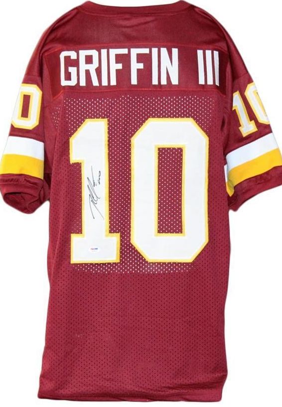 Robert Griffin III Signed Autographed Washington Redskins Football Jersey (JSA COA)