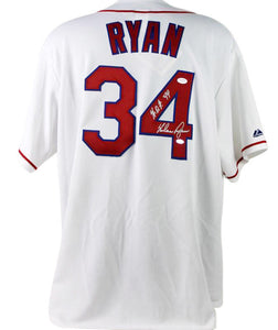 Nolan Ryan Signed Autographed Texas Rangers Baseball Jersey (Nolan Ryan Authenticated)
