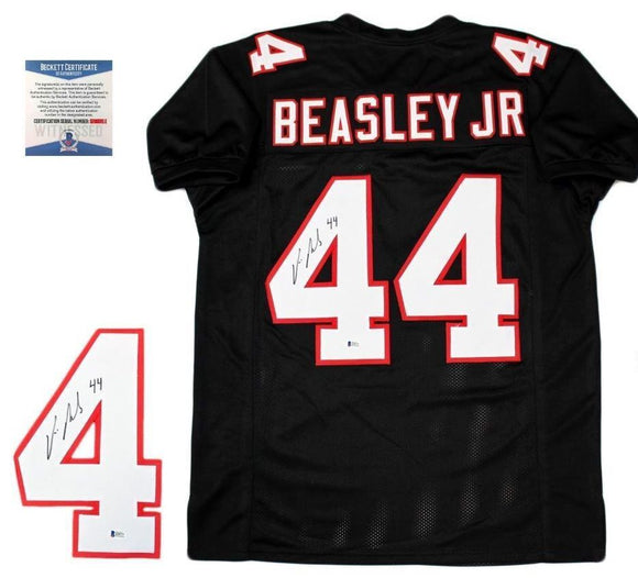 Vic Beasley Signed Autographed Atlanta Falcons Football Jersey (Beckett COA)
