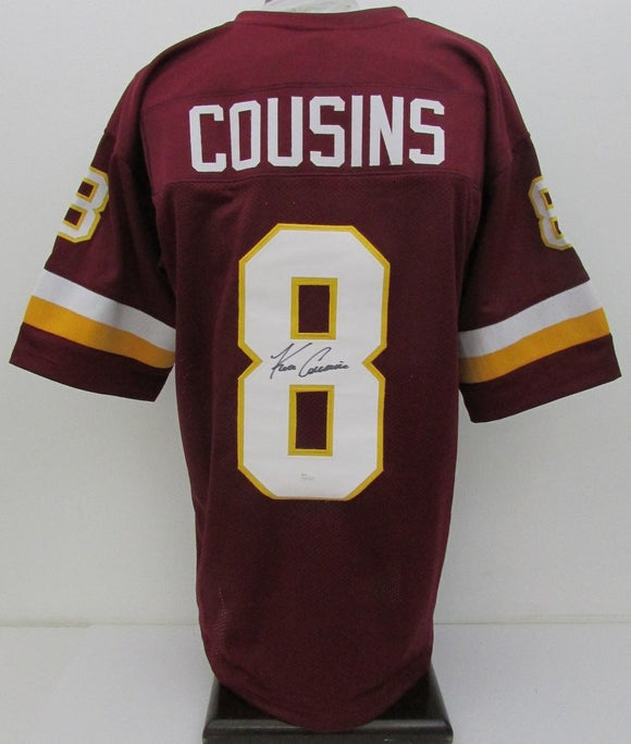 Kirk Cousins Signed Autographed Washington Redskins Football Jersey (JSA COA)