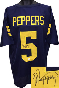 Jabrill Peppers Signed Autographed Michigan Wolverines Football Jersey (JSA COA)