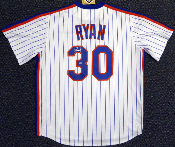 Nolan Ryan Signed Autographed New York Mets Baseball Jersey (Nolan Ryan Authenticated)