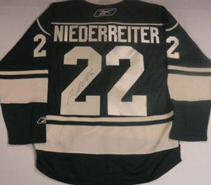 Nino Niederreiter Signed Autographed Minnesota Wild Hockey Jersey (JSA COA)