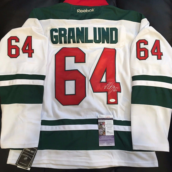 Mikael Granlund Signed Autographed Minnesota Wild Hockey Jersey (JSA COA)