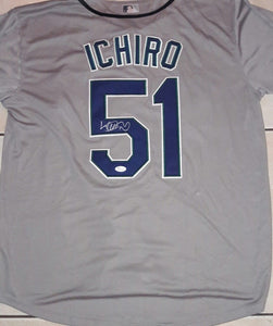 Ichiro Suzuki Signed Autographed Seattle Mariners Baseball Jersey (JSA COA)