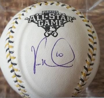 Vernon Wells Signed Autographed Official Major League 2006 All-Star Game Baseball (SA COA)