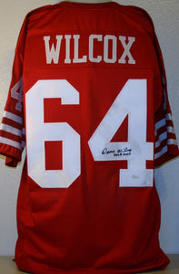 Dave Wilcox Signed Autographed San Francisco 49ers Football Jersey (JSA COA)