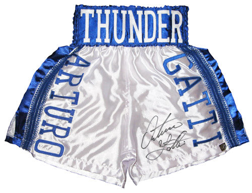 Arturo Gatti Signed Autographed Boxing Trunks (ASI COA)