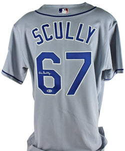 Vin Scully Signed Dodgers Authentic Majestic Jersey (Beckett COA