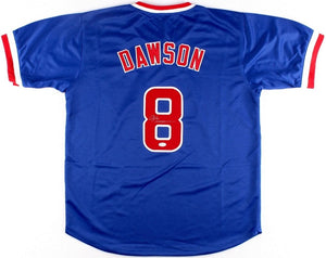 Andre Dawson Signed Autographed Chicago Cubs Baseball Jersey (JSA COA)