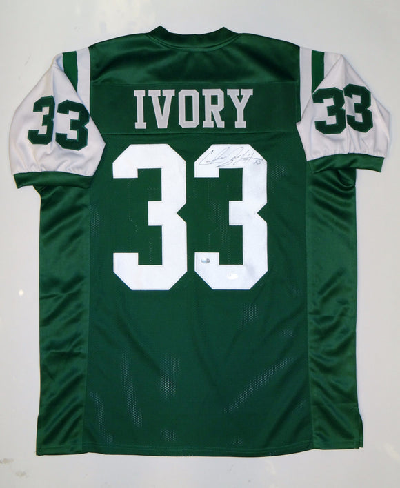 Chris Ivory Signed Autographed New York Jets Football Jersey (JSA COA)