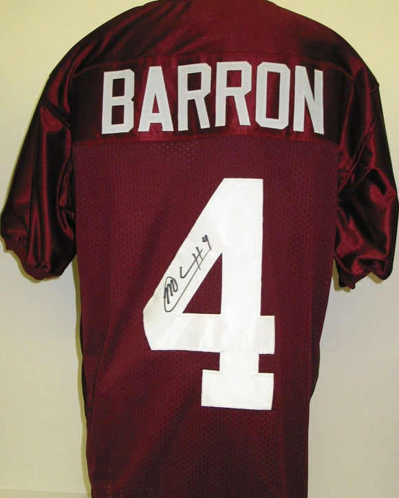 Mark Barron Signed Autographed Alabama Crimson Tide Football Jersey (JSA COA)