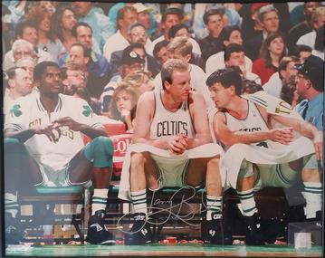 Larry Bird Signed Autographed Glossy 16x20 Photo Boston Celtics (SA COA)