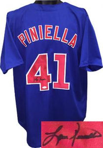 Lou Piniella Signed Autographed Chicago Cubs Baseball Jersey (JSA COA)