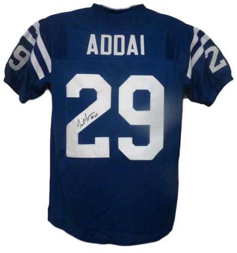 Joseph Addai Signed Autographed Indianapolis Colts Football Jersey (JSA COA)