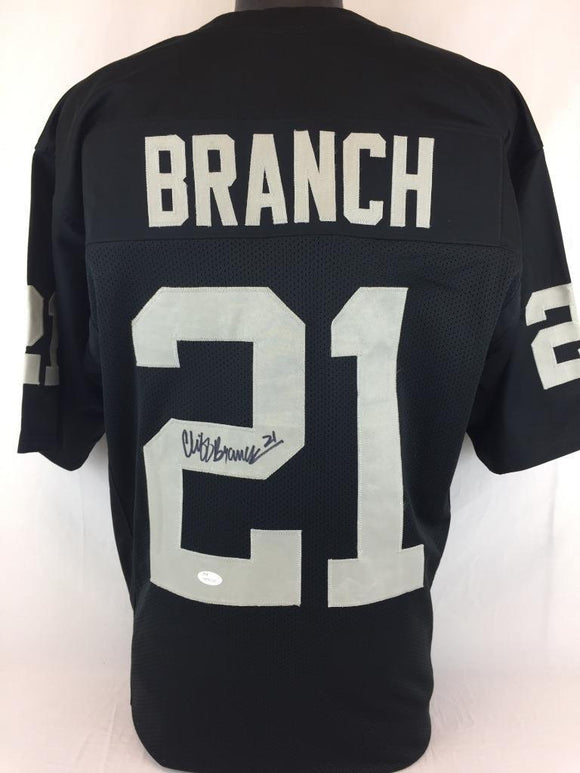 Cliff Branch Signed Autographed Oakland Raiders Football Jersey (JSA COA)