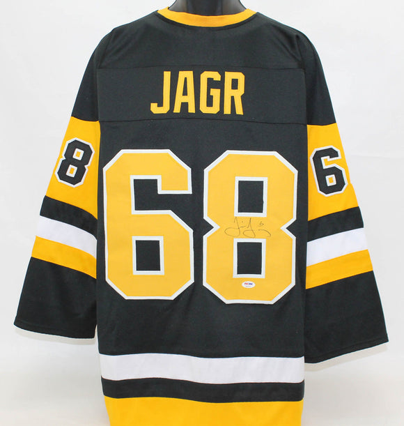 Jaromir Jagr Signed Autographed Pittsburgh Penguins Hockey Jersey (PSA/DNA COA)