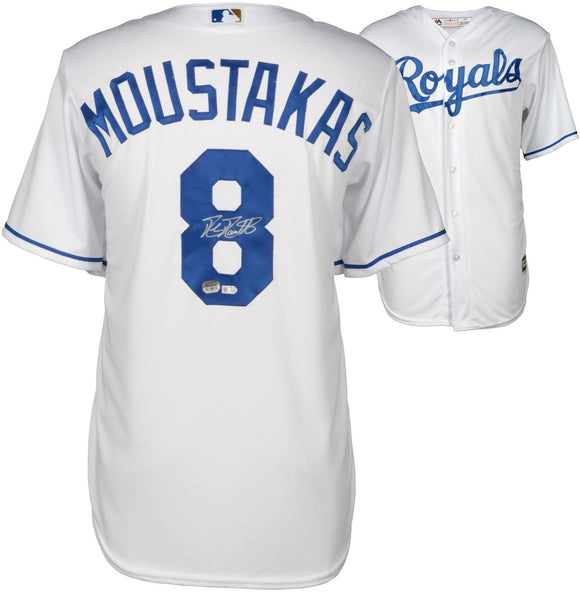 Mike Moustakas Signed Autographed Kansas City Royals Baseball Jersey (MLB Authenticated)
