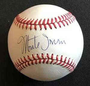 Monte Irvin Signed Autographed Official National League ONL Baseball (SA COA)