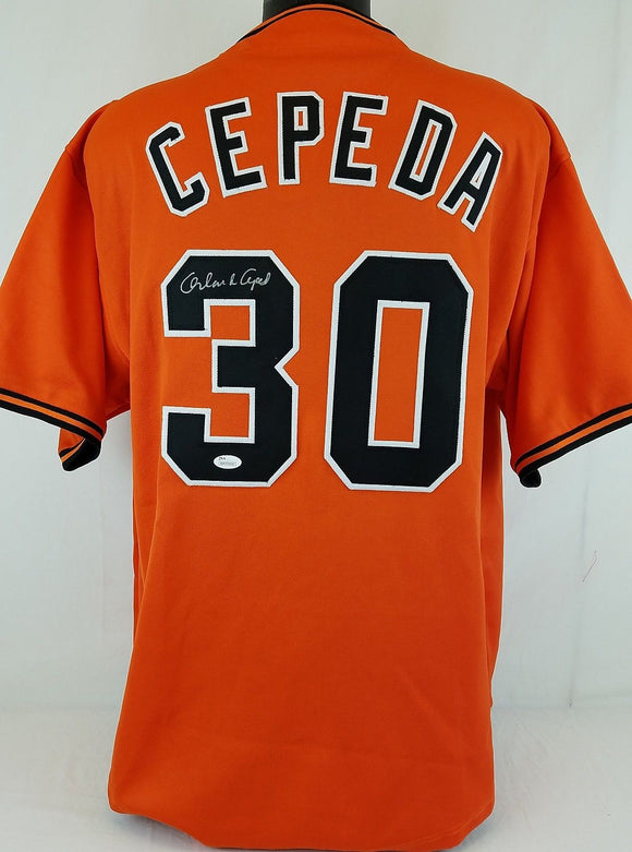Orlando Cepeda Signed Autographed San Francisco Giants Baseball Jersey (JSA COA)