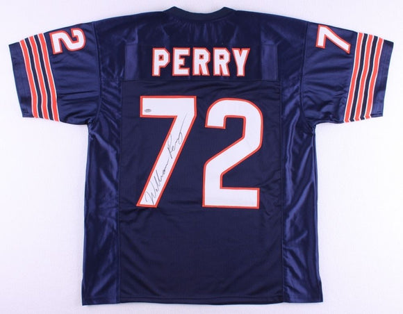 William 'The Refrigerator' Perry Signed Autographed Chicago Bears Football Jersey (Schwartz COA)