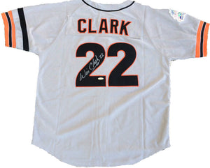 Will Clark Signed Autographed San Francisco Giants Baseball Jersey (MLB Authenticated)