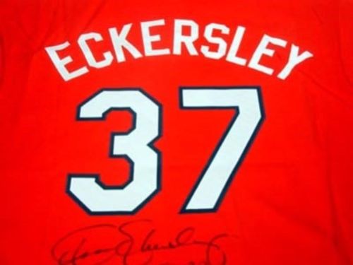 Dennis Eckersley Signed Autographed Cleveland Indians Baseball Jersey (PSA/DNA COA)