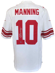 Eli Manning Signed Autographed New York Giants Football Jersey (Steiner COA)