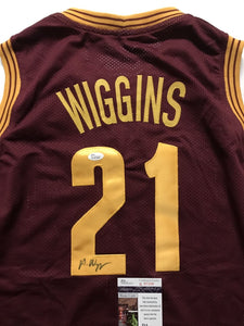 Andrew Wiggins Signed Autographed Cleveland Cavaliers Basketball Jersey (JSA COA)