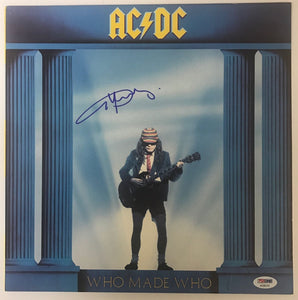 Angus Young Signed Autographed "Who Made Who" AC/DC Record Album (PSA/DNA COA)