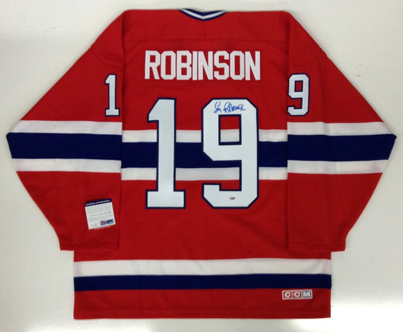 Larry Robinson Signed Autographed Montreal Canadiens Hockey Jersey (JSA COA)