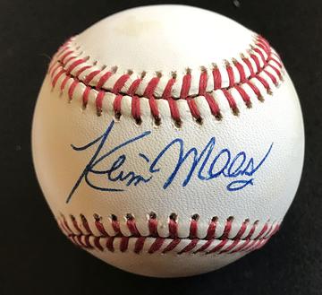 Kevin Maas Signed Autographed Official American League OAL Baseball (SA COA)