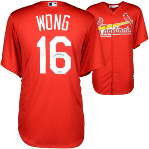 Kolten Wong Signed Autographed St. Louis Cardinals Baseball Jersey (MLB Authenticated)