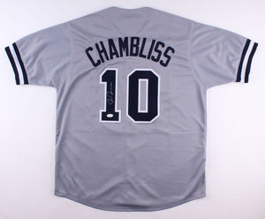 Chris Chambliss Signed Autographed New York Yankees Baseball Jersey (JSA COA)